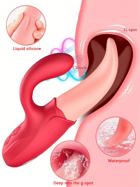 Honey Tongue Sucking Vibrator: Lick & Suck to Bliss