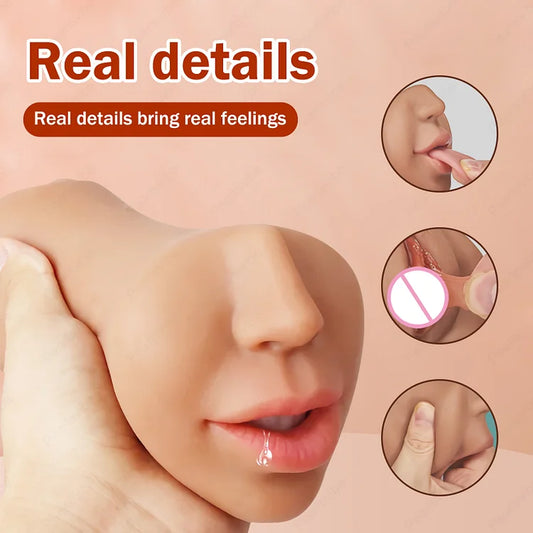 Premium 3 in 1 Realistic Masturbator