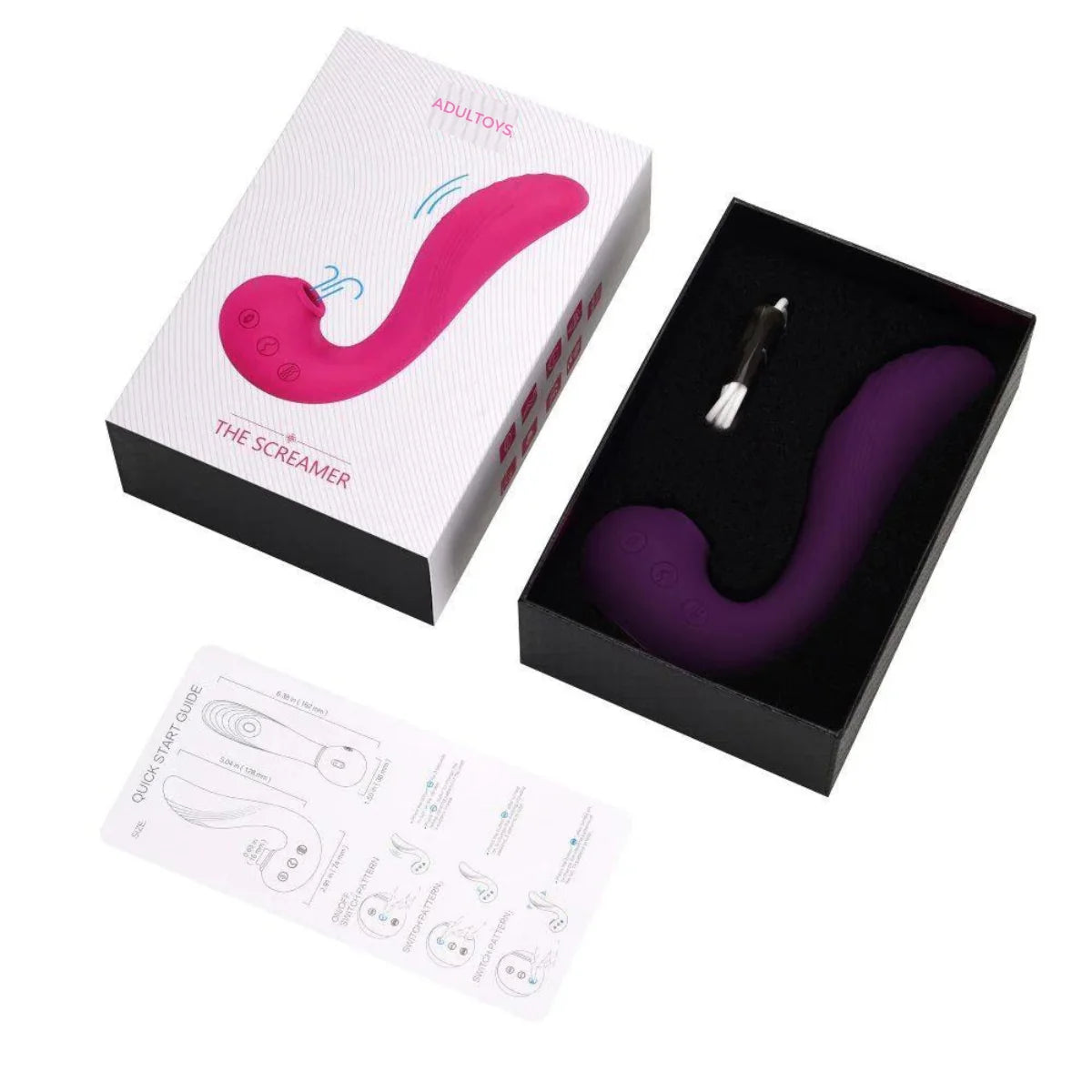 THE SCREAMER SUCKING AND LICKING VIBRATOR