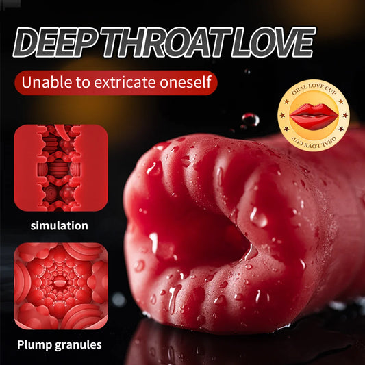 Automatic Oral Simulation Male Masturbator – Realistic Tongue Motion Pleasure Toy