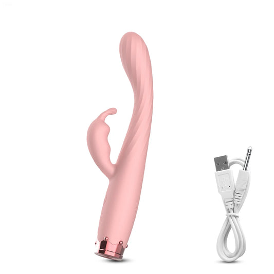 3-in-1 G-Spot Vibrator – Rechargeable Clit & Nipple Stimulator for Women, Medical Silicone Female Masturbator