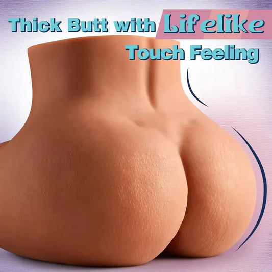 Brown Sugar Vaginal Anal Dual Entrance Realistic Butt