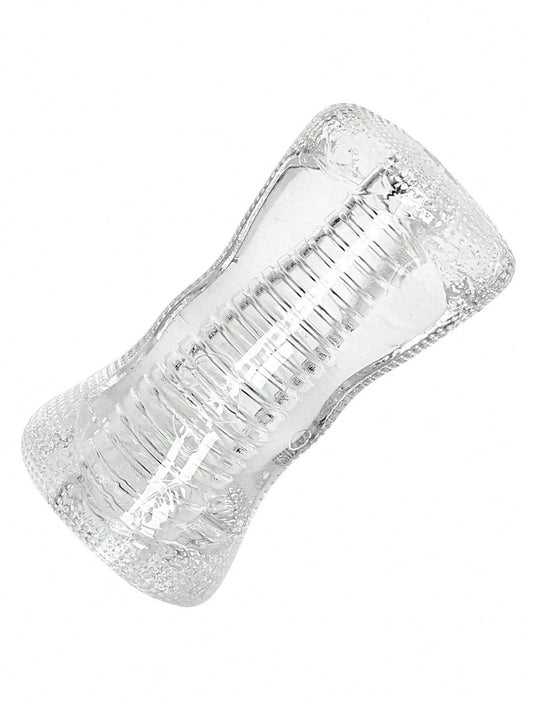 Transparent Jelly Male Masturbator – 13cm Realistic Pleasure Sleeve