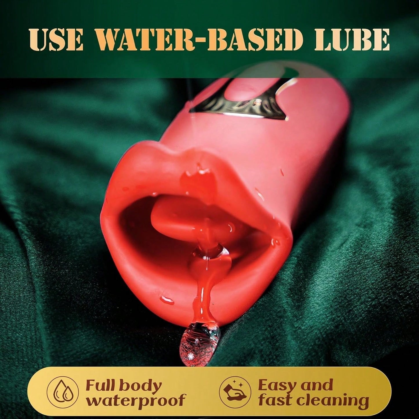 Mouth Tongue Licking Vibrators Dildo For Sucking Biting Nipple & Clit Clitoris Stimulator Massager, Female Masturbation Breast Sex Toy Oral Blowjob Toys Sexy Sexual Pleasure For Adult