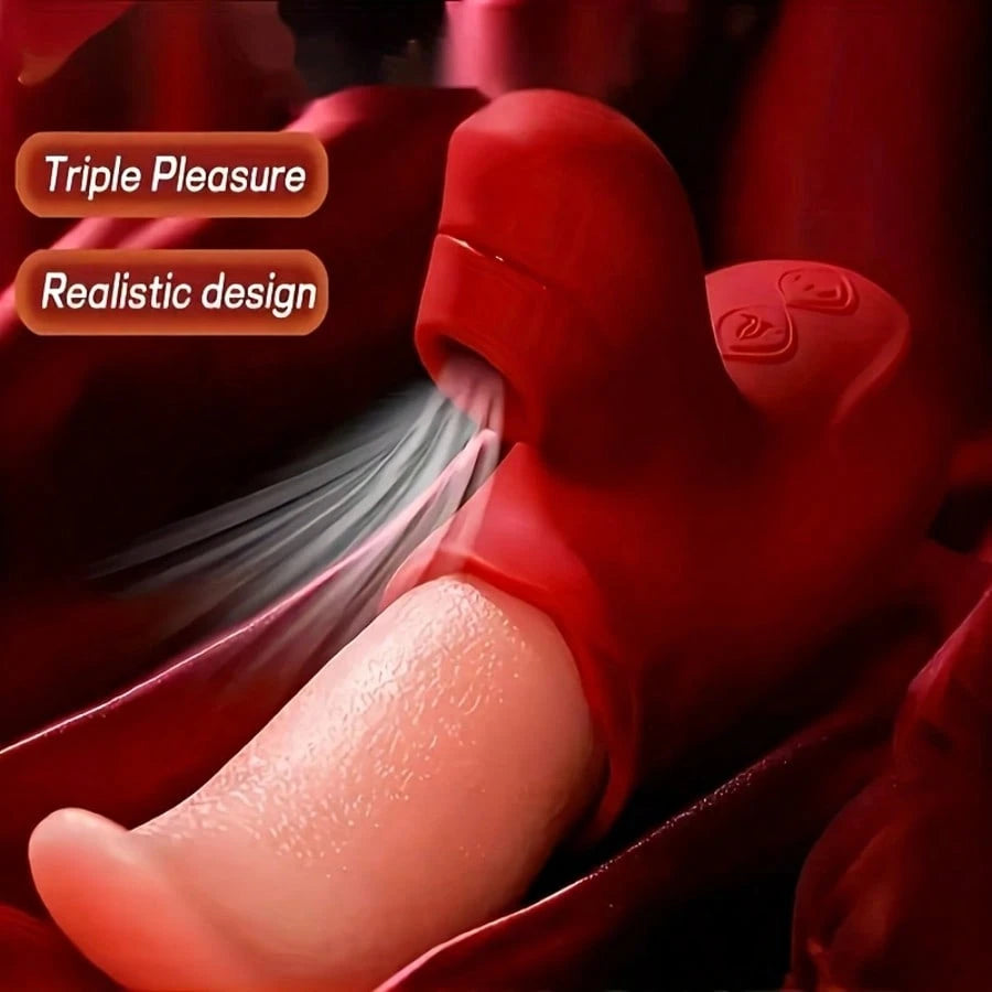 Suck And Tune Pink Tongue, G Spot Stimulator Female, Female Vibrator Sex Toys For Clitoral G Spot Stimulation