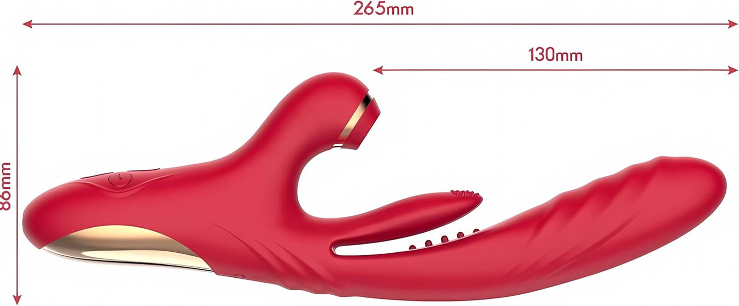 Sucking Toy Female Rechargeable Adult Toy - Strong Tongue Sucking and Licking G Sucking Toy Female Couple Panty Stimulation
