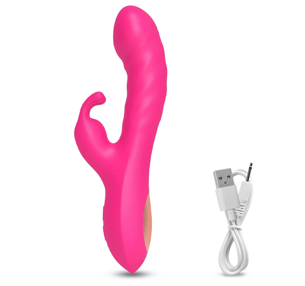 Rabbit G-Spot Vibrator – Clitoral, Vaginal & Nipple Stimulator