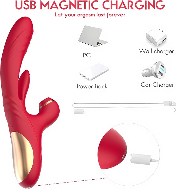 Sucking Toy Female Rechargeable Adult Toy - Strong Tongue Sucking and Licking G Sucking Toy Female Couple Panty Stimulation