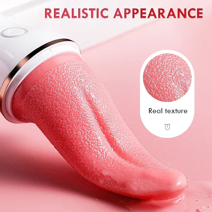 Peach Licking Dance Tongue Stick