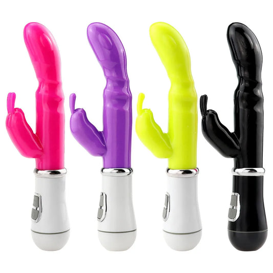 Dual-Head Vibrating Dildo – G-Spot & Clitoral Stimulator for Women