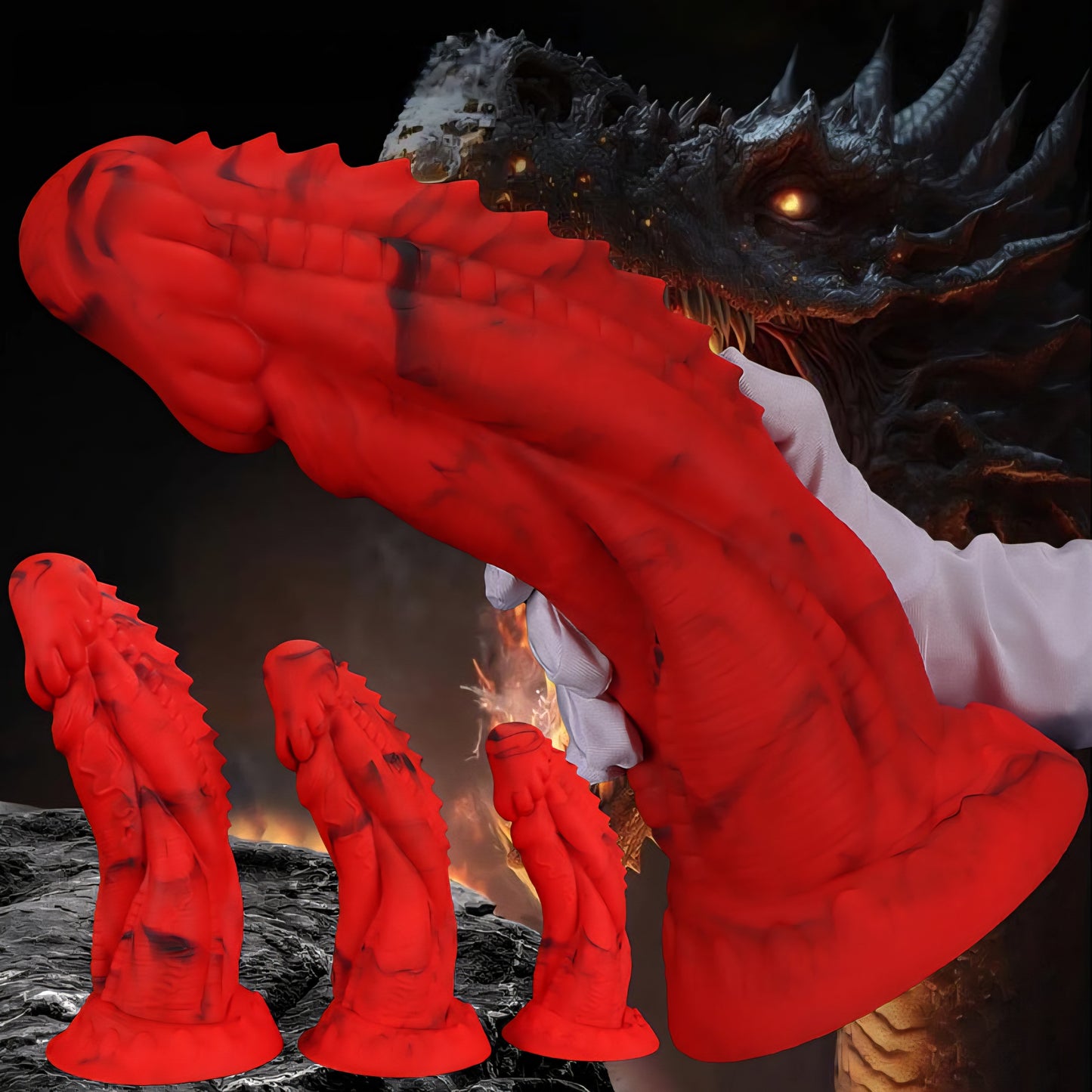 Dragon Monster Silicone Anal Plug – Fantasy Dildo with Suction Cup