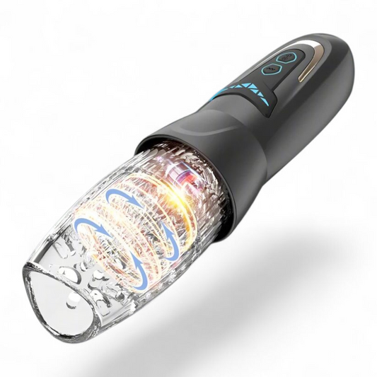 360° Rotating & Thrusting Automatic Male Masturbator – Waterproof, USB Rechargeable with 10 Vibration Modes