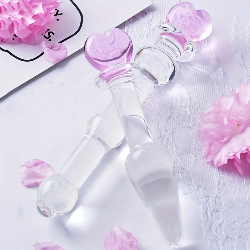 Crystal Glass Pleasure Beads – Anal & Vaginal Stimulation Toy for Prostate Massage