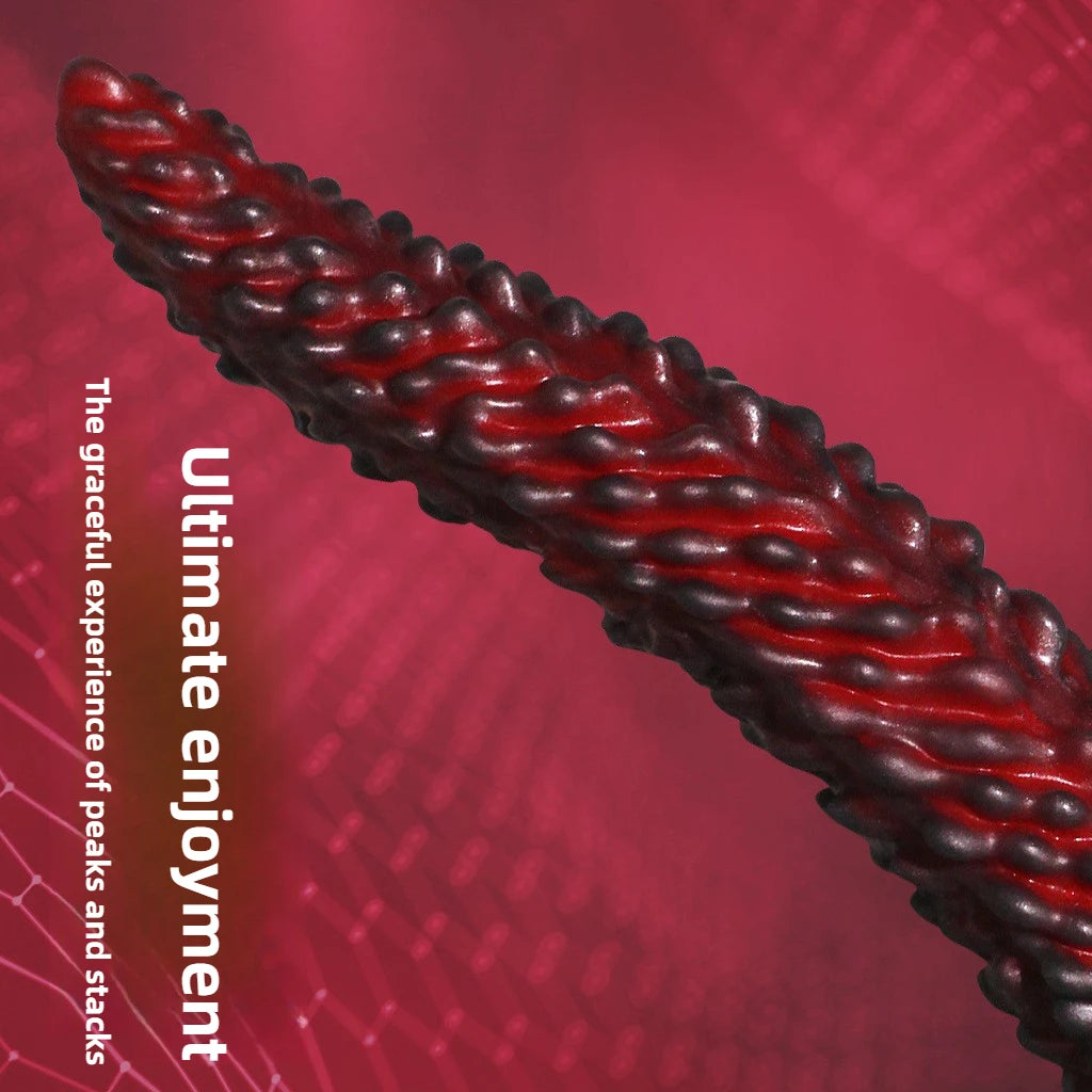 Alien Tentacle Anal Plug – Spiral Silicone Dildo with Suction Cup for Anal Training and Prostate Stimulation