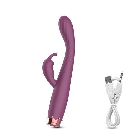 3-in-1 G-Spot Vibrator – Rechargeable Clit & Nipple Stimulator for Women, Medical Silicone Female Masturbator
