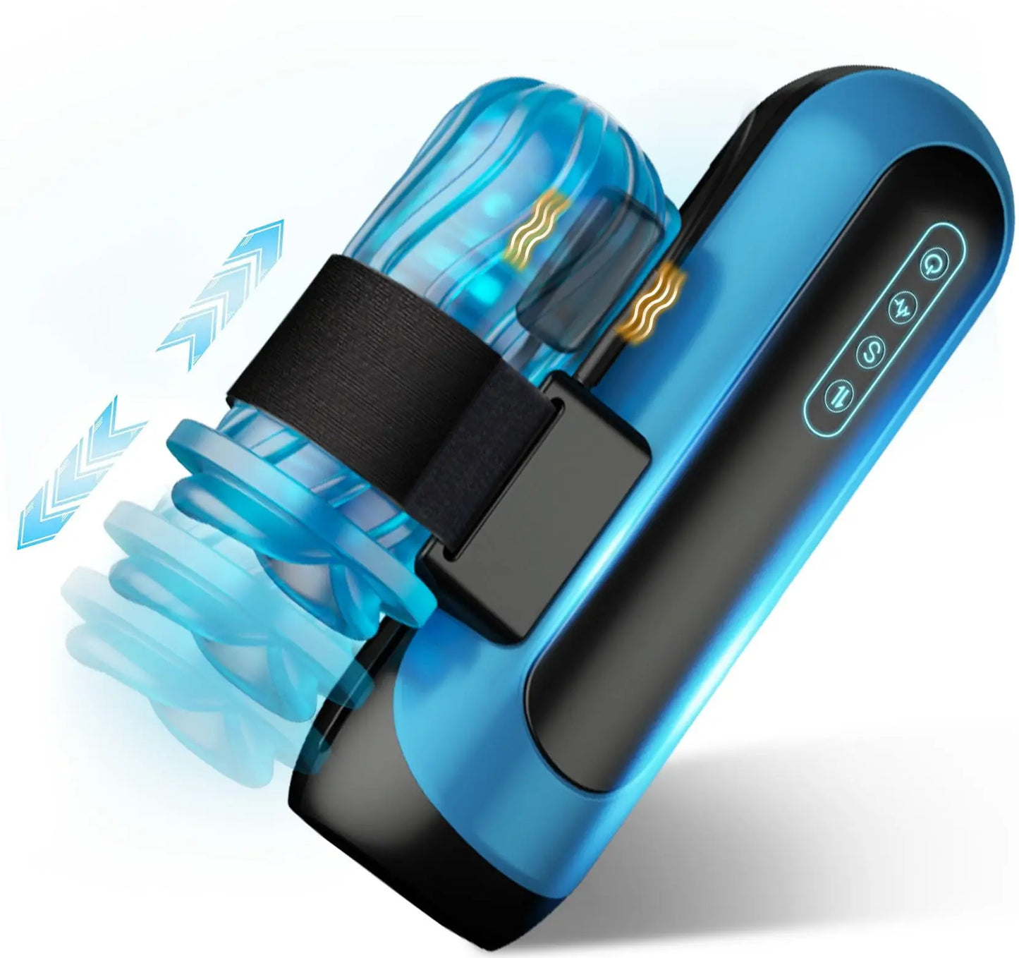 Interchangeable Automatic Male Masturbator with 6 Piston Modes & 5 Speed Settings