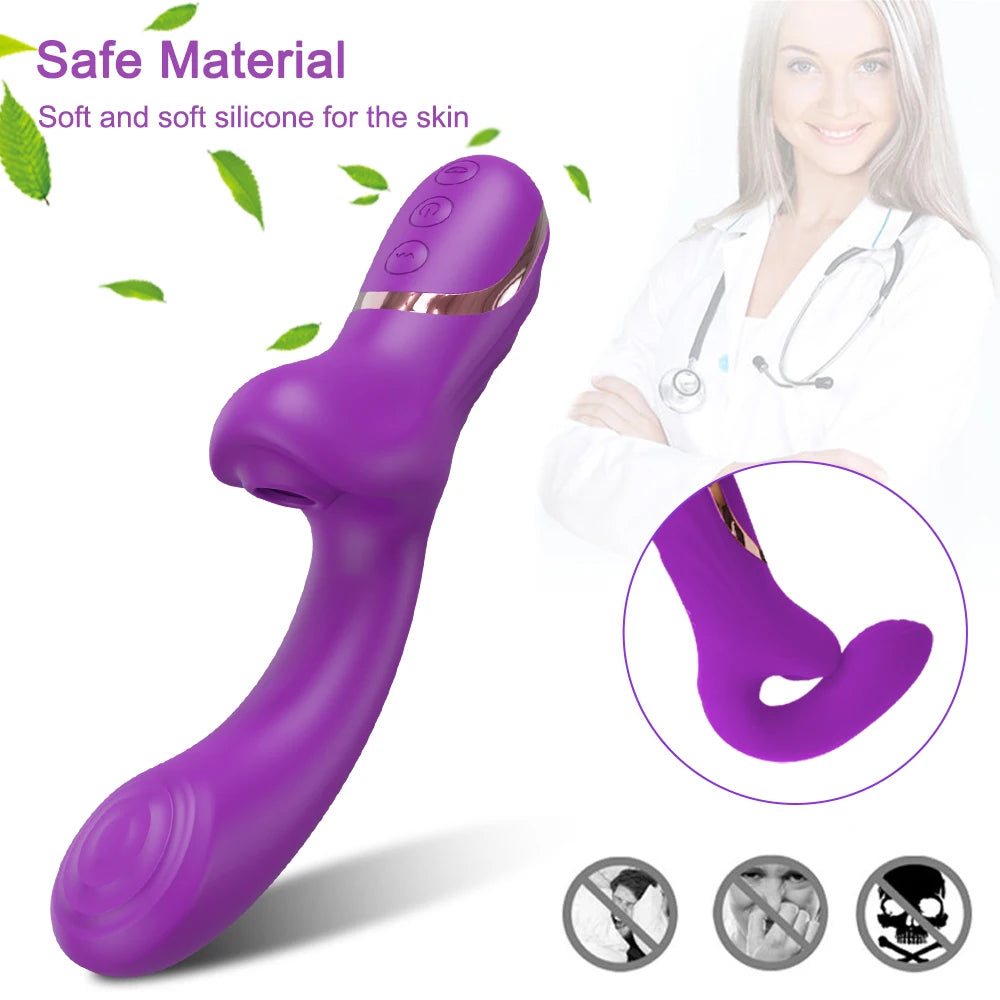 G-Spot Vibrator – Waterproof Silicone Clitoral Stimulator with Powerful Vibration Modes, Female Masturbator with Discreet Packaging