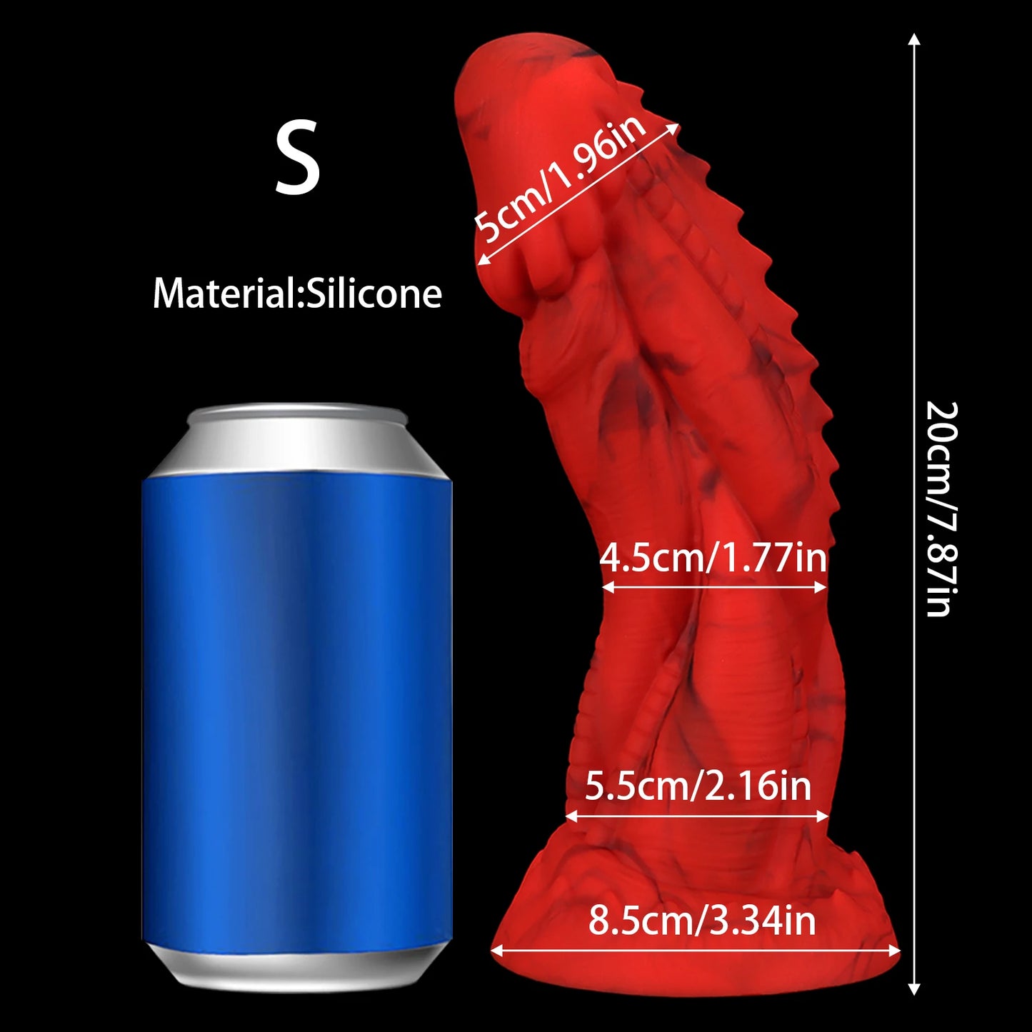 Dragon Monster Silicone Anal Plug – Fantasy Dildo with Suction Cup