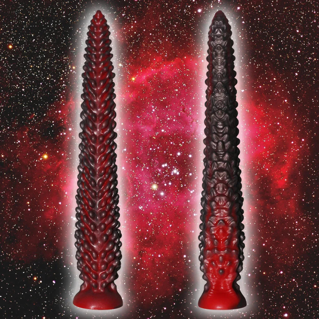 Alien Tentacle Anal Plug – Spiral Silicone Dildo with Suction Cup for Anal Training and Prostate Stimulation