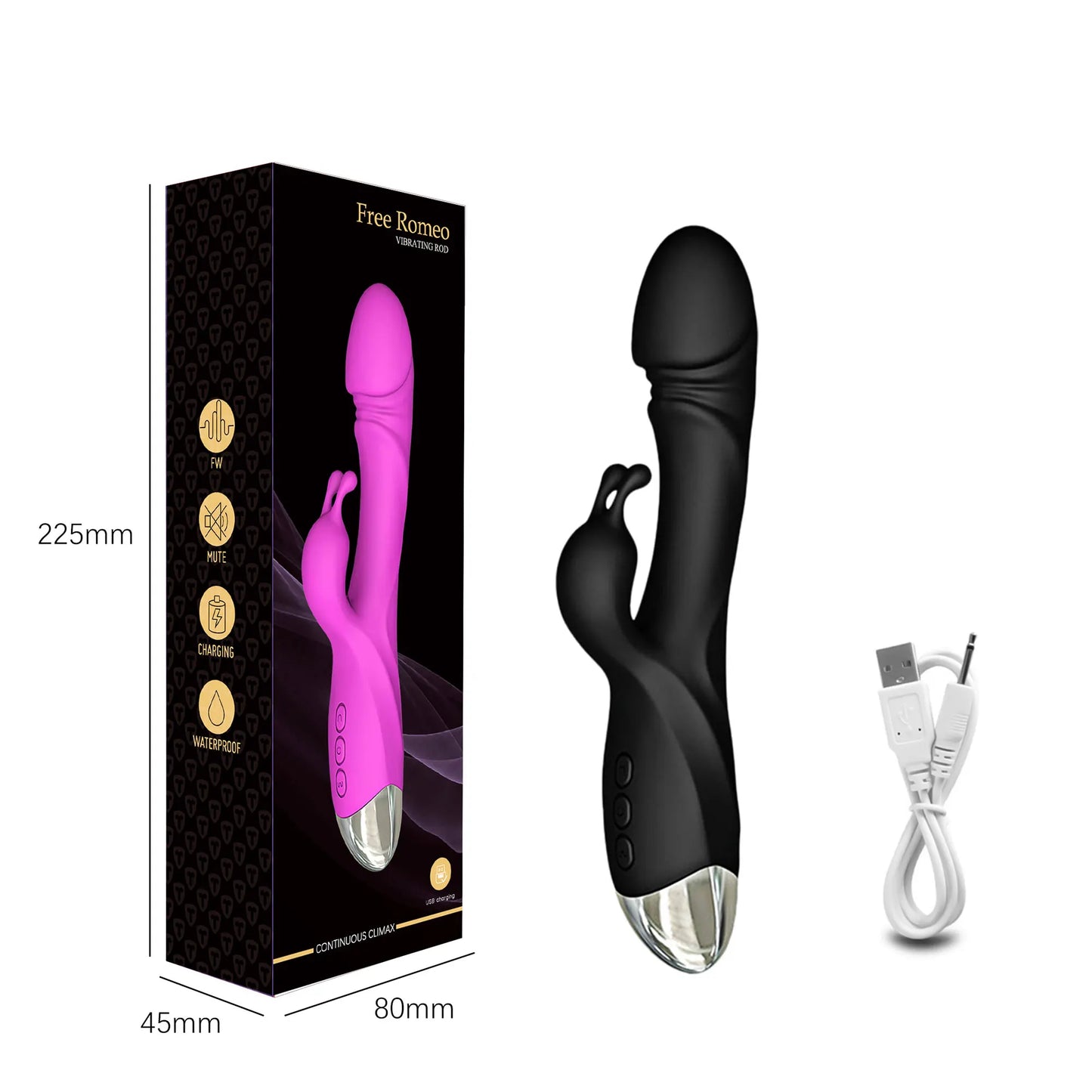 Rabbit G-Spot Vibrator – Powerful Clitoral and Vaginal Stimulator for Women