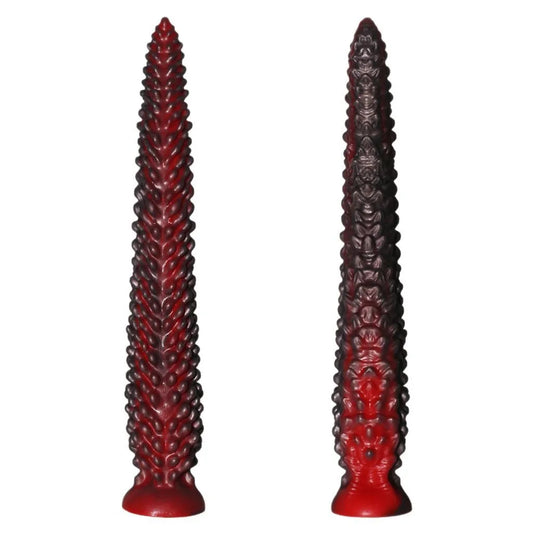 Alien Tentacle Anal Plug – Spiral Silicone Dildo with Suction Cup for Anal Training and Prostate Stimulation