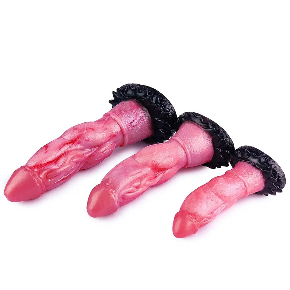 Dragon Dildo – Silicone Fantasy Anal Plug with Suction Cup for Prostate and G-Spot Stimulation