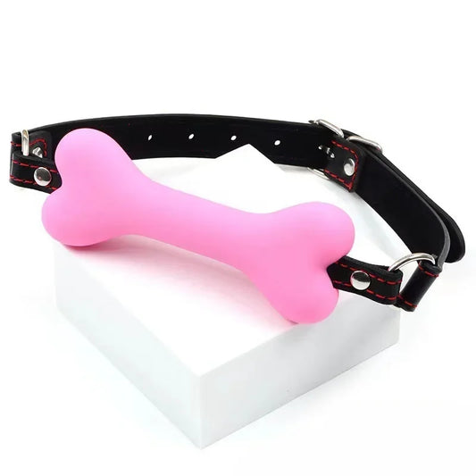Silicone Bone Gag – Soft BDSM Restraint for Couples and Erotic Roleplay