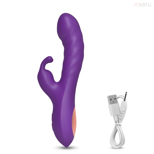 Rabbit G-Spot Vibrator – Clitoral, Vaginal & Nipple Stimulator