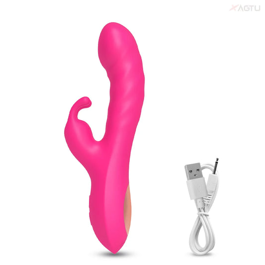 Rabbit G-Spot Vibrator – Clitoral, Vaginal & Nipple Stimulator