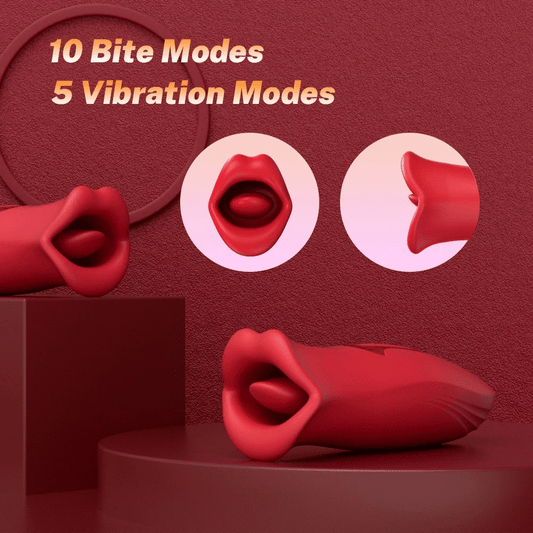 Tongue Licking Clitoral & G-Spot Vibrator – 10 Modes, Waterproof, USB Rechargeable, Silent Lay-On Massager for Women