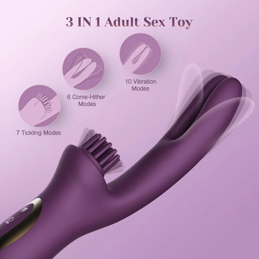 Clitoral Tickling Rabbit Vibrator – Dual Stimulation with TactileSense Technology