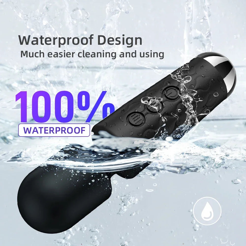 Powerful AV Magic Wand Vibrator – 20-Speed Rechargeable Clitoral & G-Spot Stimulator, Waterproof Silicone Massager for Women