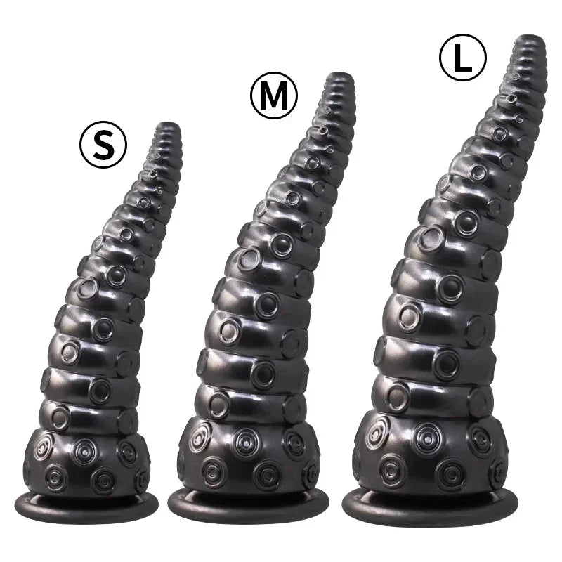 Long Anal Dildo – Butt Plug with Ball Sections for Prostate Massage and Vaginal Dilation