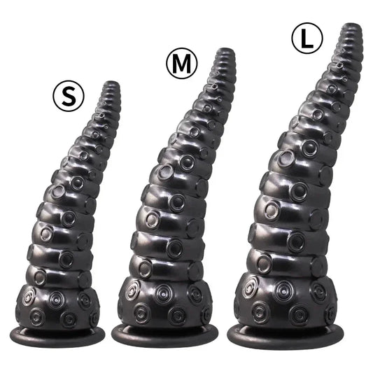Long Anal Dildo – Butt Plug with Ball Sections for Prostate Massage and Vaginal Dilation