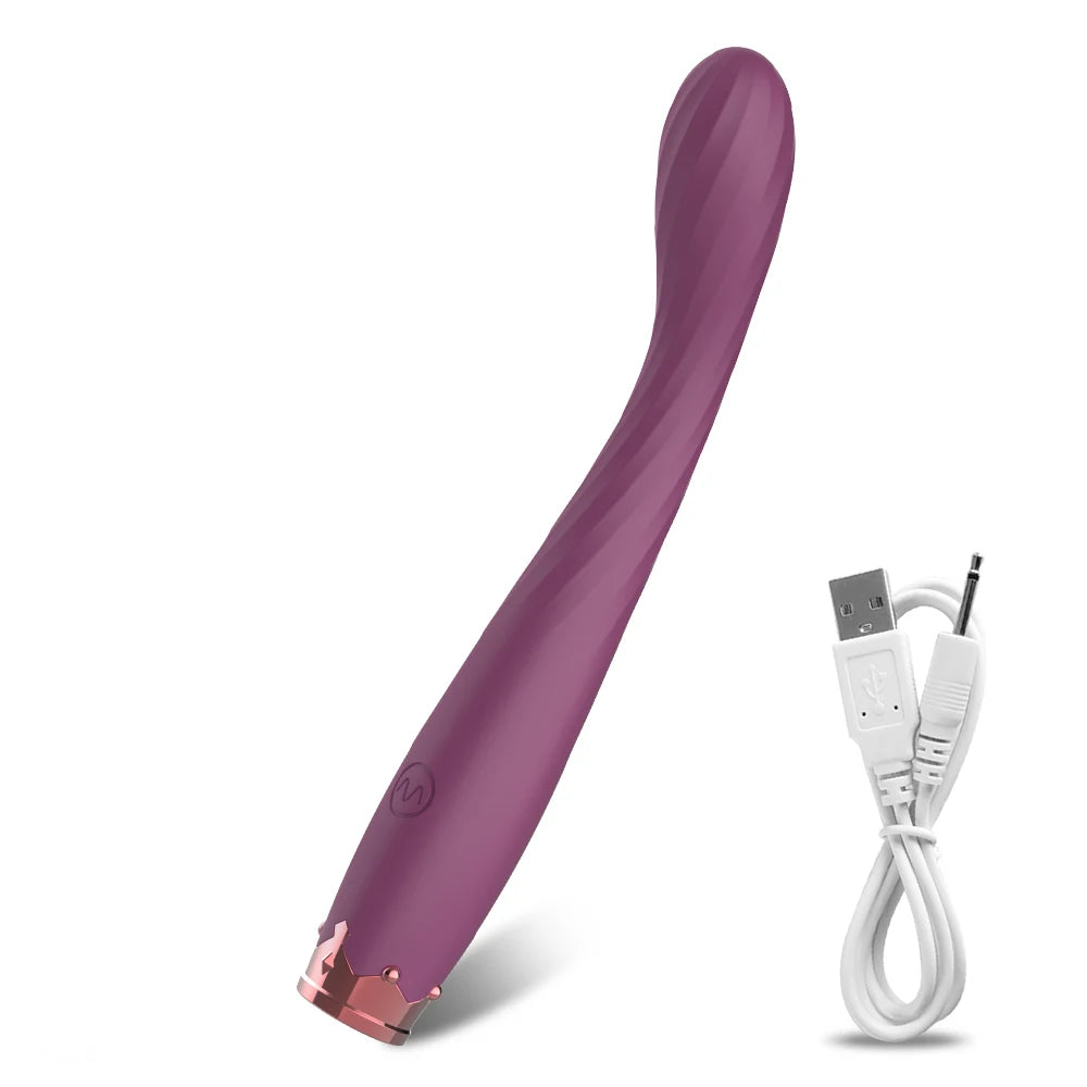 Powerful G-Spot Vibrator – Rechargeable Clitoral Stimulator with 10 Vibration Modes, Waterproof Silicone Sex Toy for Women