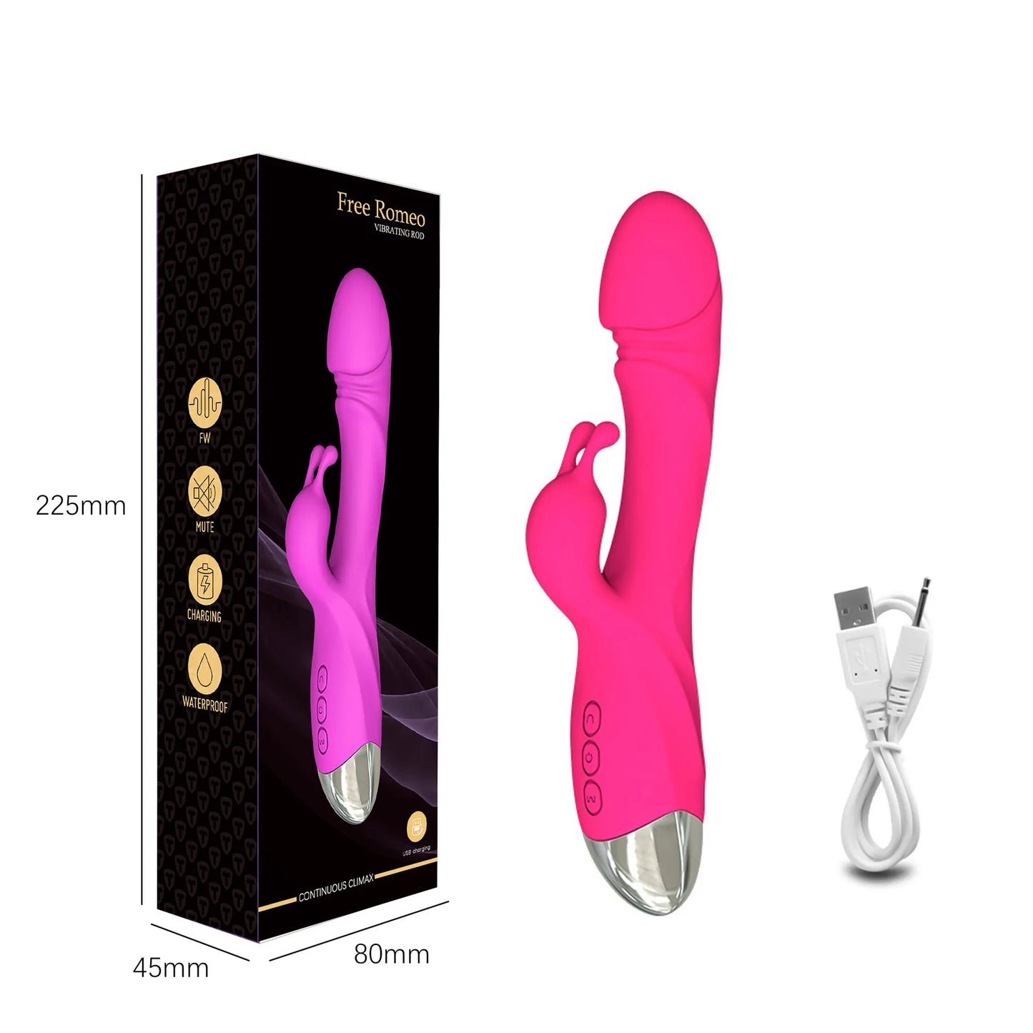 Rabbit G-Spot Vibrator – Powerful Clitoral and Vaginal Stimulator for Women