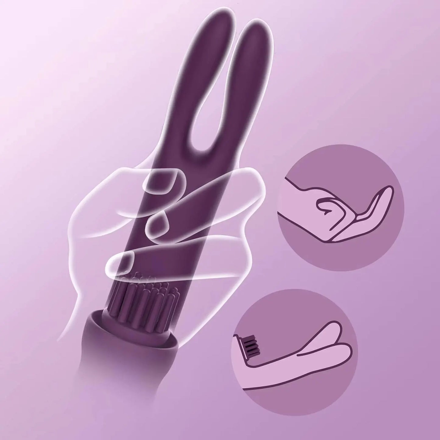 Clitoral Tickling Rabbit Vibrator – Dual Stimulation with TactileSense Technology