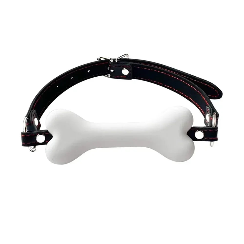 Silicone Bone Gag – Soft BDSM Restraint for Couples and Erotic Roleplay