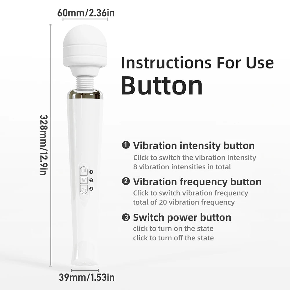 Ultra-Powerful Cordless Wand Massager – Deep Tissue Relief Anytime, Anywhere