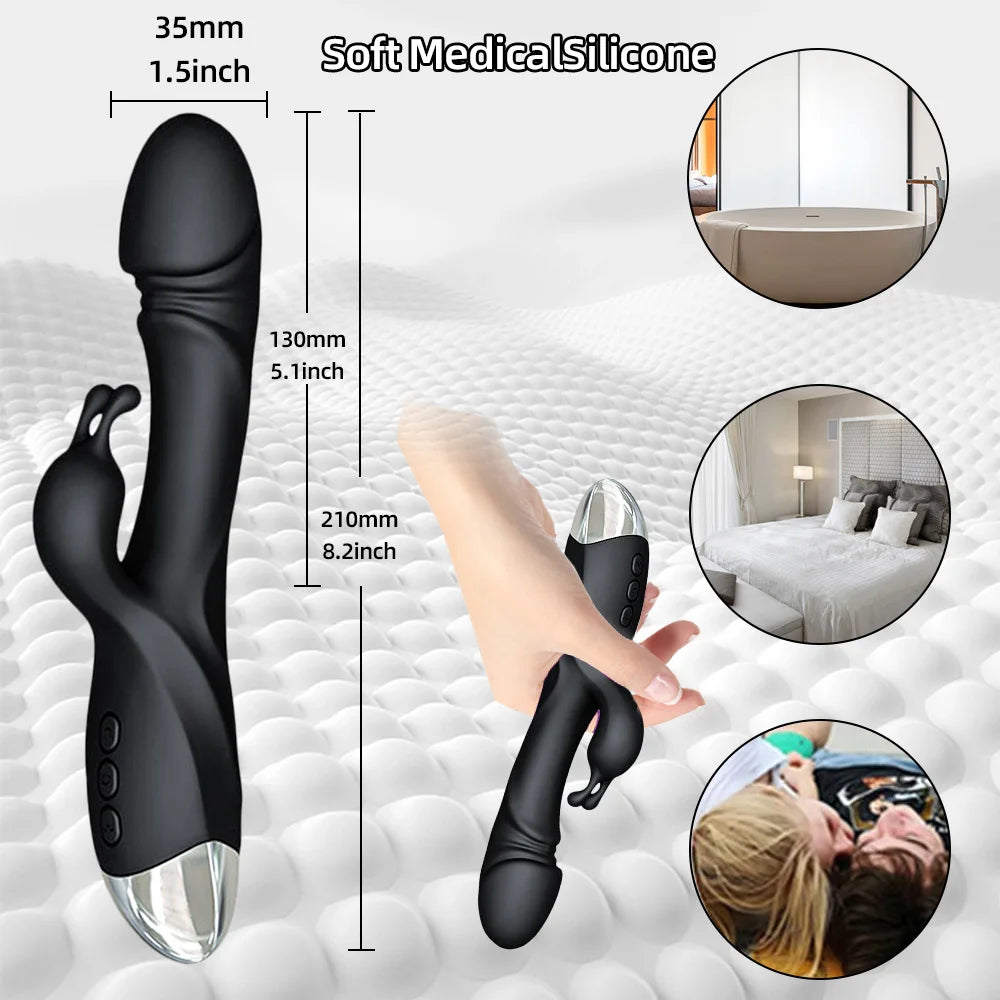 Rabbit G-Spot Vibrator – Powerful Clitoral and Vaginal Stimulator for Women