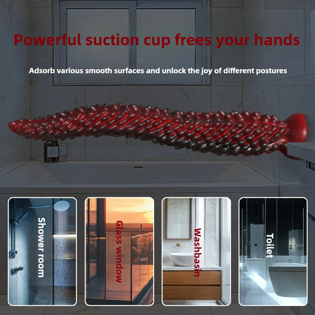 Alien Tentacle Anal Plug – Spiral Silicone Dildo with Suction Cup for Anal Training and Prostate Stimulation