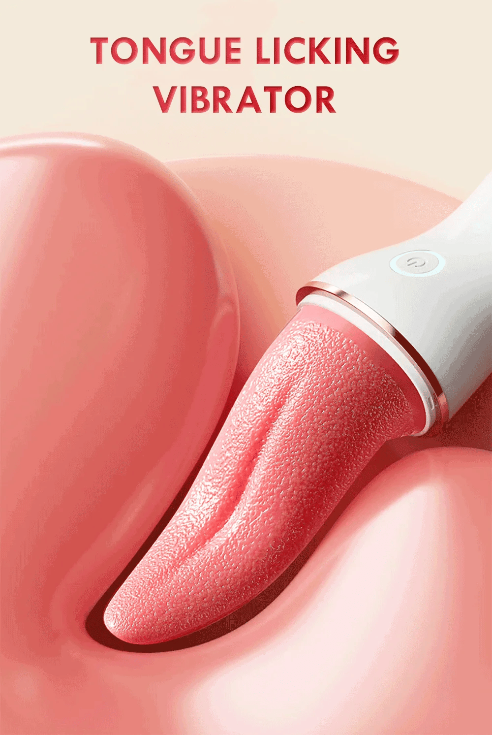 Peach Licking Dance Tongue Stick