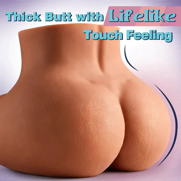 Brown Sugar Vaginal Anal Dual Entrance Realistic Butt