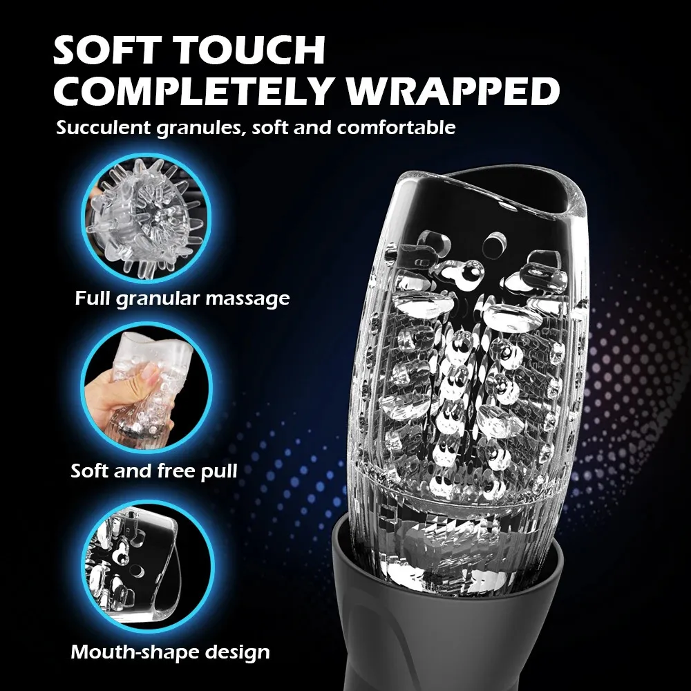 360° Rotating & Thrusting Automatic Male Masturbator – Waterproof, USB Rechargeable with 10 Vibration Modes