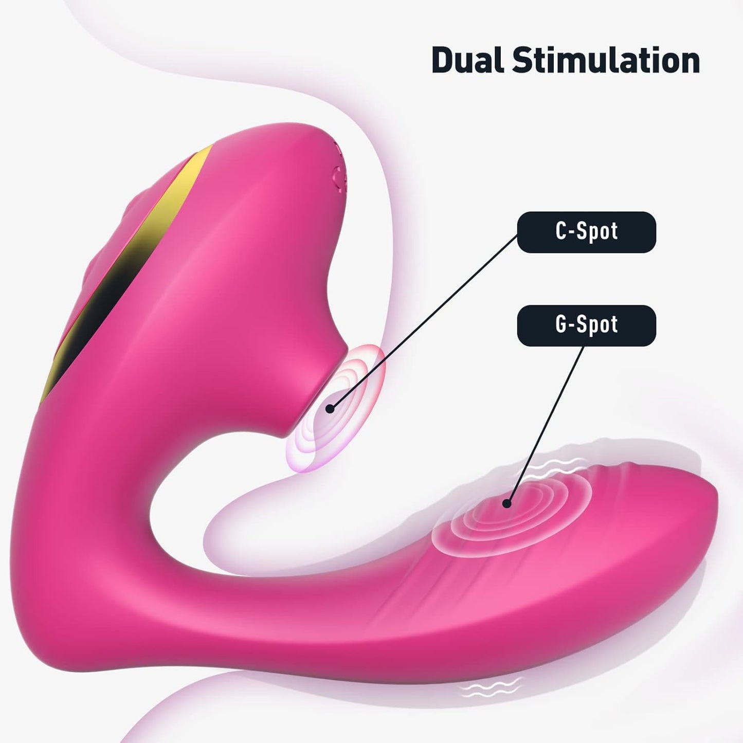 Clitoral Suction Vibrator – 10-Speed Oral Simulation & G-Spot Stimulator, Waterproof & Rechargeable