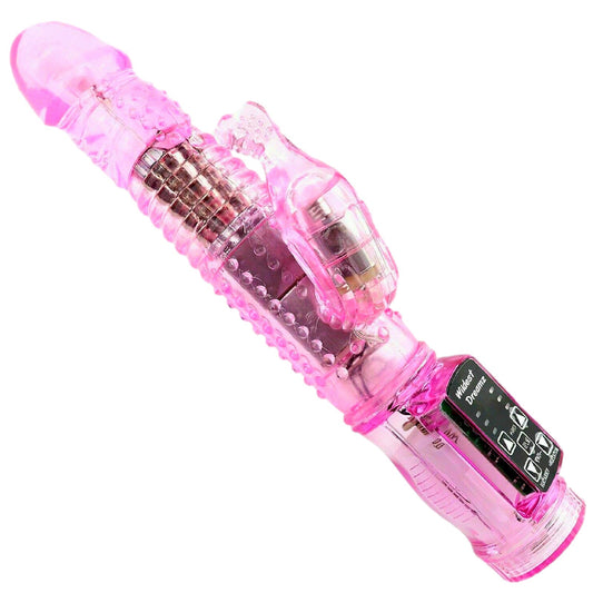 12-Speed Rotating Rabbit Vibrator – Realistic G-Spot and Clitoral Stimulator