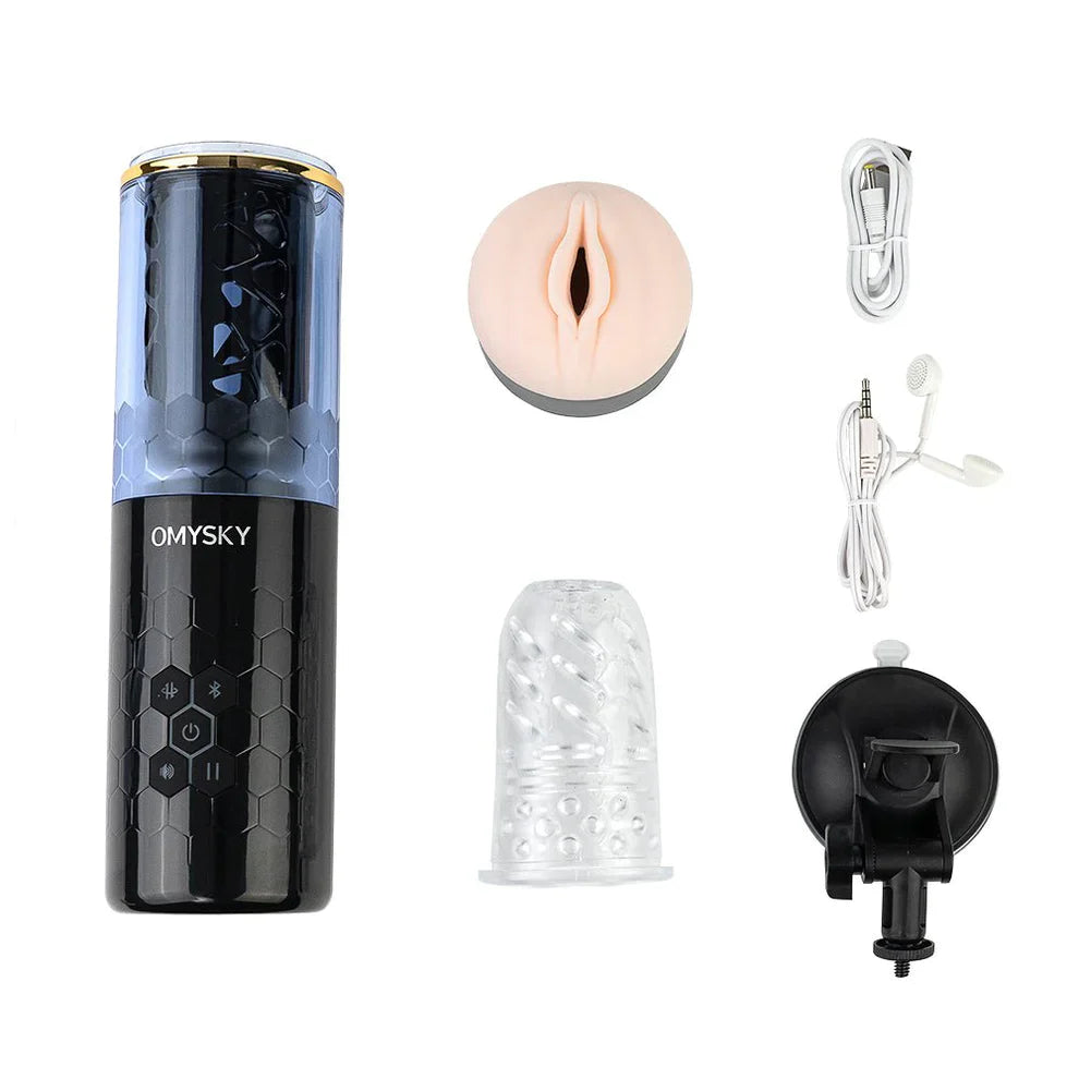 Spinner - Auto 420 Strokes Hands Free Thrusting Rotating Blowjob Machine